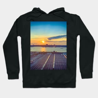 Sunset, Hudson Yards, Manhattan, New York City Hoodie